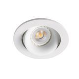 ARGON ADJUSTABLE WHITE RECESSED LAMP GU10 43401