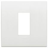 Classic plate 1M technopolymer white