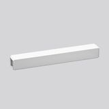 Replacement glass, profile glass L 433 B 55 H 55 colour: white