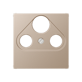 Centre plate for TV-FM-SAT socket A561PLSATCH