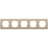 Karre Plus Accessory Bronze Five Gang Frame