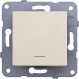 Karre Plus-Arkedia Beige Illuminated Switch