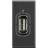 USB socket Axolute anthracite