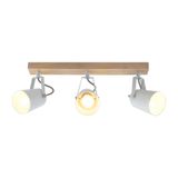 Dera Track Light 3xE14 Natural Wood