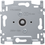 Base for 2-pole timer, adjustable up to 15 minutes, 16 A/250 Vac, scre