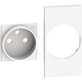 L.NOW - FR/BEL SOCKET COVER 2M WHITE