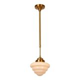 ROSALINE Pendant light-Opal-1xE27-60W-Glass