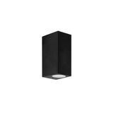 Wall fixture IP44 Kubo Double Emission GU10 7W Black