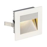 FRAME CURVE LED, 1W, 3000K, 90lm, angular, alu, white