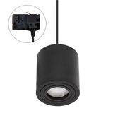 CHLOE GU10 SURFACE MOUNTED GU10 250V IP65 90x97mm BLACK round fixed TRACK