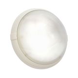 VANDALPROOF BULKHEAD SUPER400 POLY E27 WHITOUT LAMP HF SENSOR WHITE