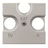 N2252 PL Cover plate SAT Silver - Zenit