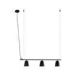 STUDIO PENDANT LAMP LINEAR BLACK SHADE S 1XE14