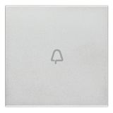 Axial button 2M bell symbol white