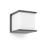 KUBICK DARK GREY WALL LAMP 1 X E27 60W