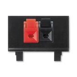 5014E-A03012 Socket fixing plate with loudspeaker terminals