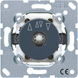 Rotary blind switch insert 2-pole 1234.20