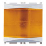 Orange prismatic indicator unit Silver