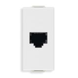 Phone jack RJ12 6/6 white