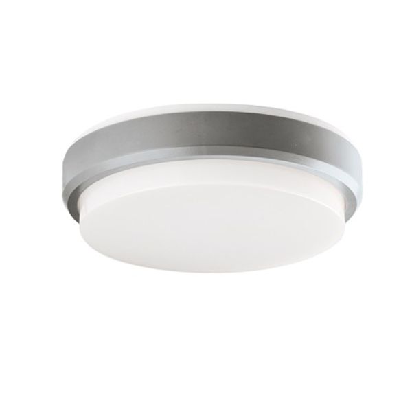 Outdoor PC Ceiling Lamp Silver Tinos image 1