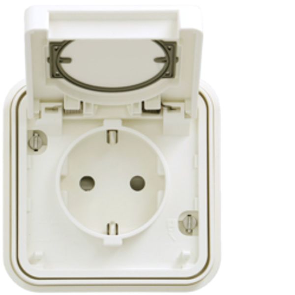 CUBYKO SOCKET SOCKET SAFETY PLUG IP55 WHITE image 1