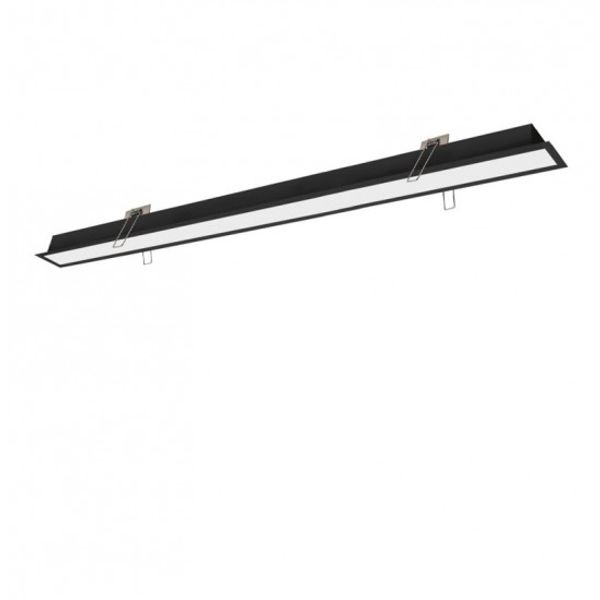 Linear Recessed L1420 3000K Black Sasa image 1