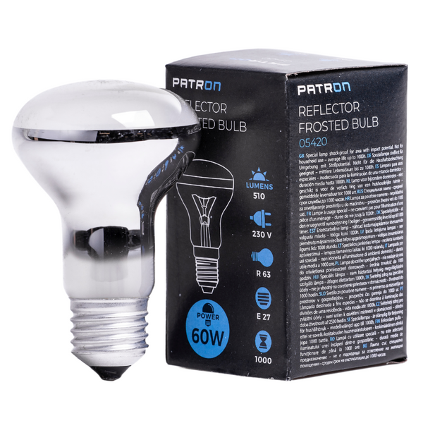 Reflector Bulb E27 60W R63 230V FR Patron image 1