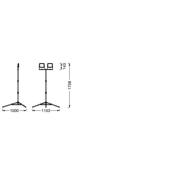 WORKLIGHT VALUE TRIPOD 2x10W 865 image 7