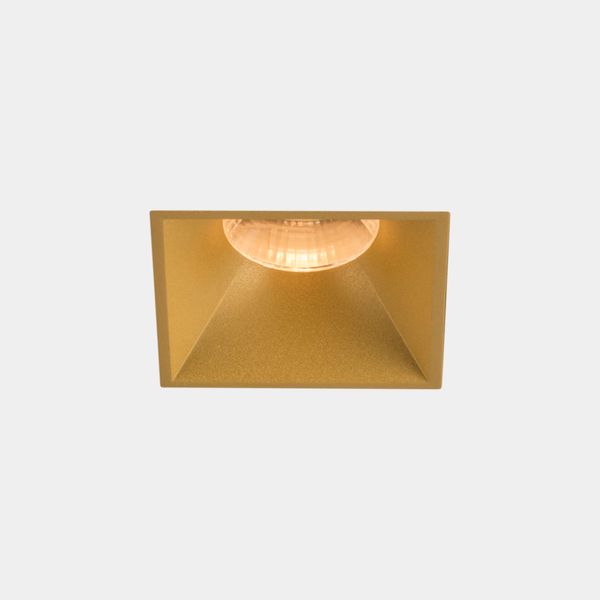 Downlight Play Deco Symmetrical Square Fixed Trimless 11.9W LED neutral-white 4000K CRI 90 45.1º ON-OFF Trimless/Gold IP54 1341lm image 1