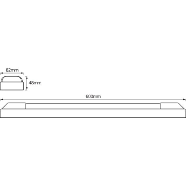 LED POWER BATTEN 600 mm 24 W 3000 K image 10