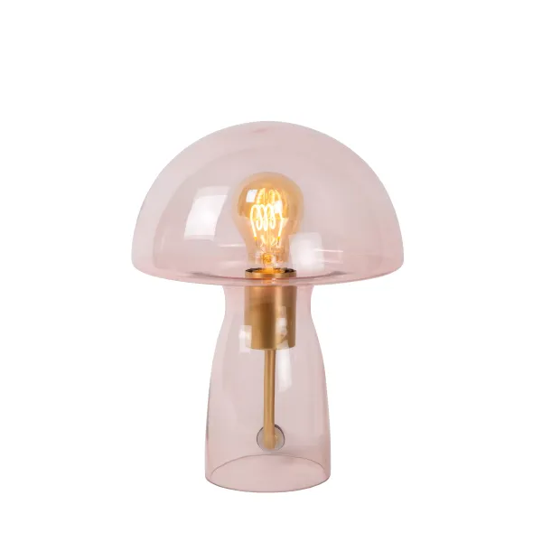 FUNGO Table lamp-Pink-1xE27-60W-Glass image 1