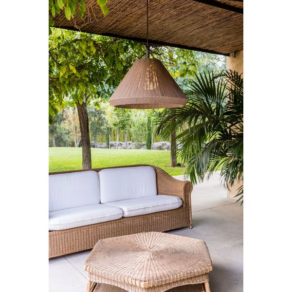 SAIGON OUT PENDANT LAMP T70 BROWN CONE CAP image 1