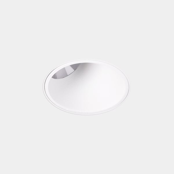 Downlight Play Deco Asymmetrical Round Fixed Trimless 17.7W LED warm-white 2700K CRI 90 32.4º DALI-2 Trimless/White IP54 1464lm image 1