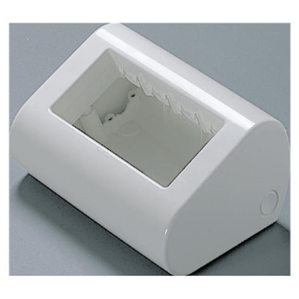 WALL-MOUNTING AND FREE-STANDING CONTAINER - 4 GANG - CLOUD WHITE - SYSTEM image 1
