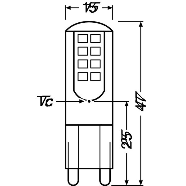 PARATHOM® LED PIN G9 30 2.6 W/4000 K G9 image 4