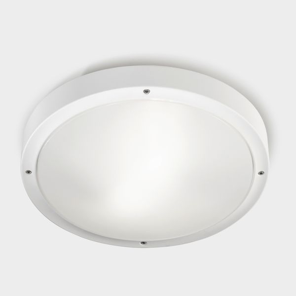 Ceiling fixture IP66 BASIC E27 E27 15;15W White image 1