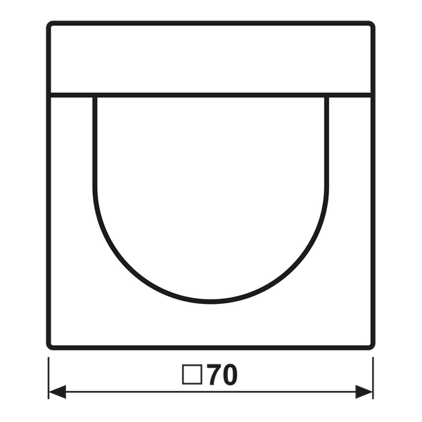 Centre plate for MJ f. 1 socket ES1969-15NAWE image 10