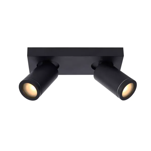 TAYLOR Ceiling Spotlight 2x GU10/5W IP44 DTW  Blac image 1