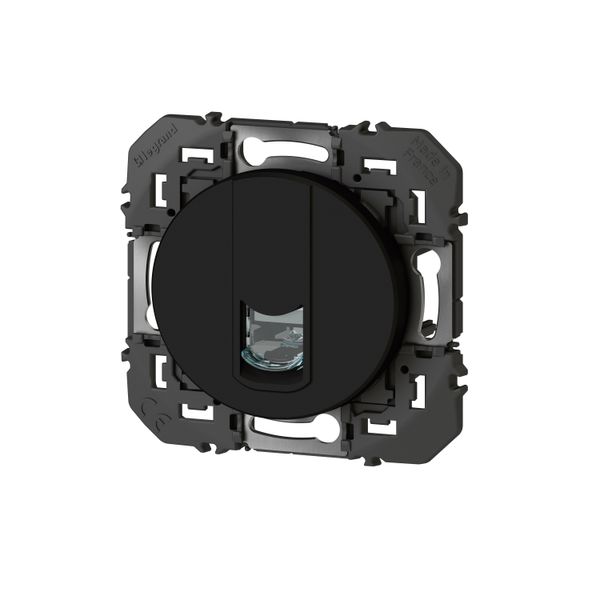RJ45 socket Dooxie category 6 STP full media black composable image 2
