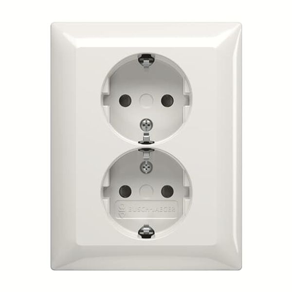 202 EUJB-94 Socket Safety Shutter alpine white - Basic55 image 1