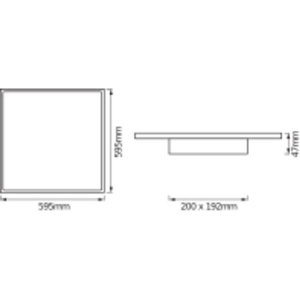 PLANON™ Plus 600x600 36 W 3000 K image 4