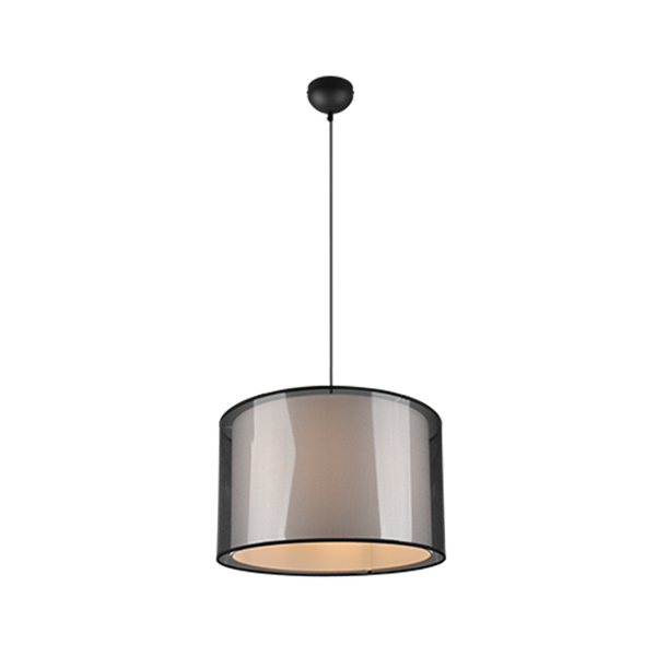 Burton pendant 1-pc E27 matt black image 1