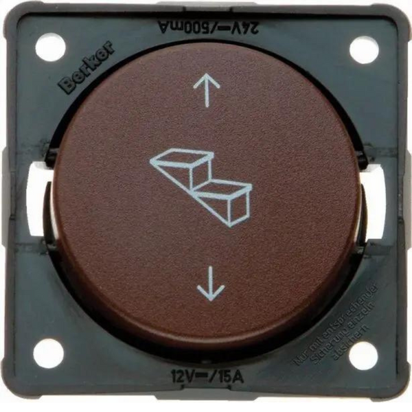 Rev polarity push-button, 4 con, imprint, for steps, Integro image 1