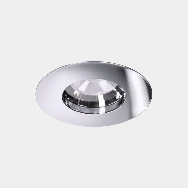 Downlight Play IP65 Round Fixed 6.4W LED warm-white 3000K CRI 90 27.8º ON-OFF Chrome IP65 629lm image 1