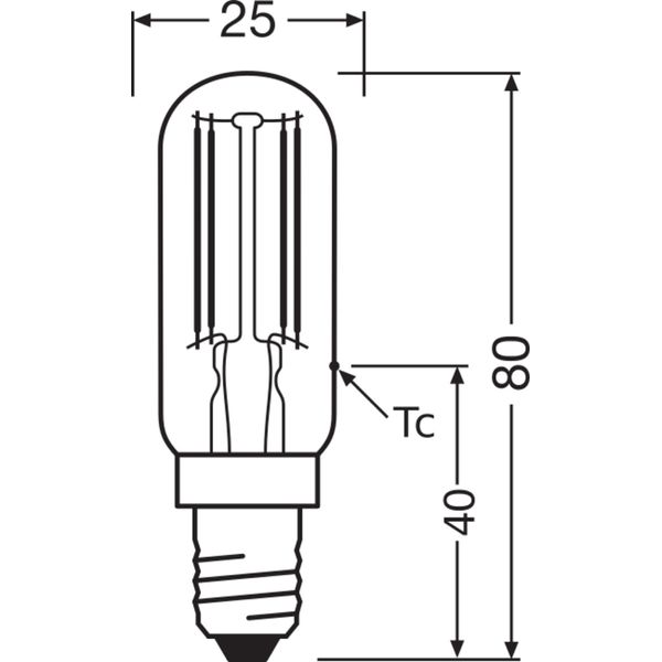 LED SPECIAL T26 4.9W 827 E14 image 7