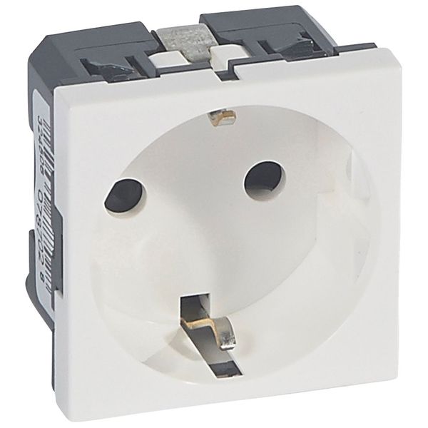 Antibacterial socket outlet Mosaic - German standar - 2P+E - 2 modules image 2