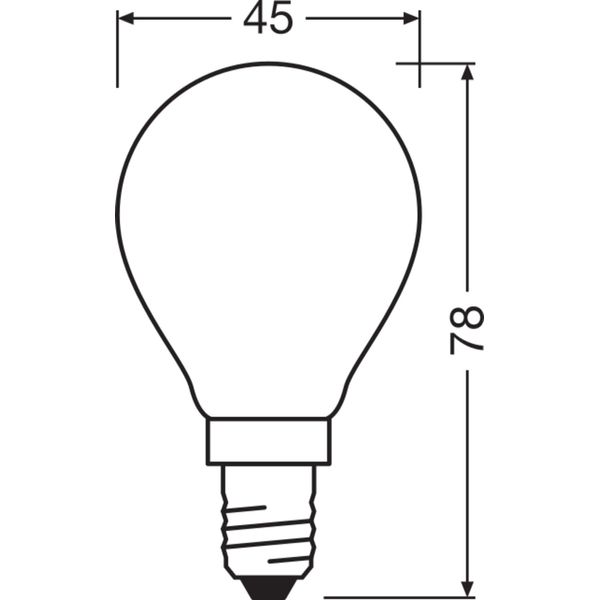 LED Retrofit CLASSIC P DIM 5.5W 840 Frosted E14 image 8