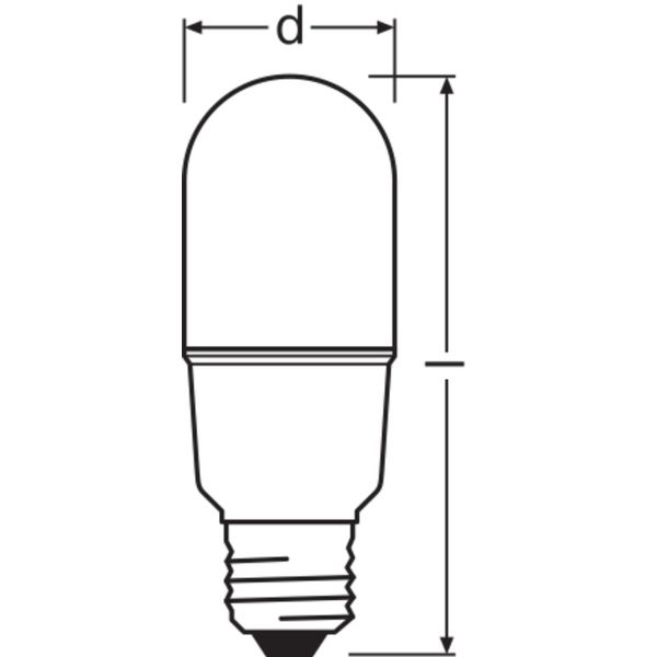 LED STAR STICK 9W 840 Frosted E27 image 6