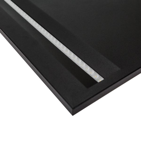 ALGINE LINE LED 230V 44W 120lm/W IP20 600x600mm NW CEILING PANEL BLACK image 15