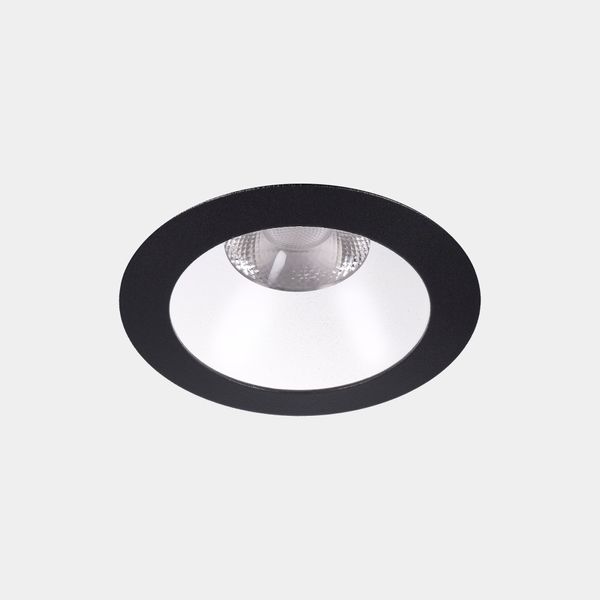 Downlight Play Deco Symmetrical Round Fixed 11.9W LED warm-white 3000K CRI 90 34.5º ON-OFF Black/White IP54 1315lm image 1